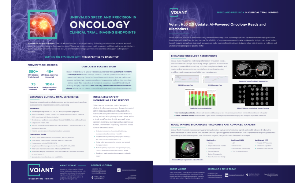 Oncology Imaging Capabilities
