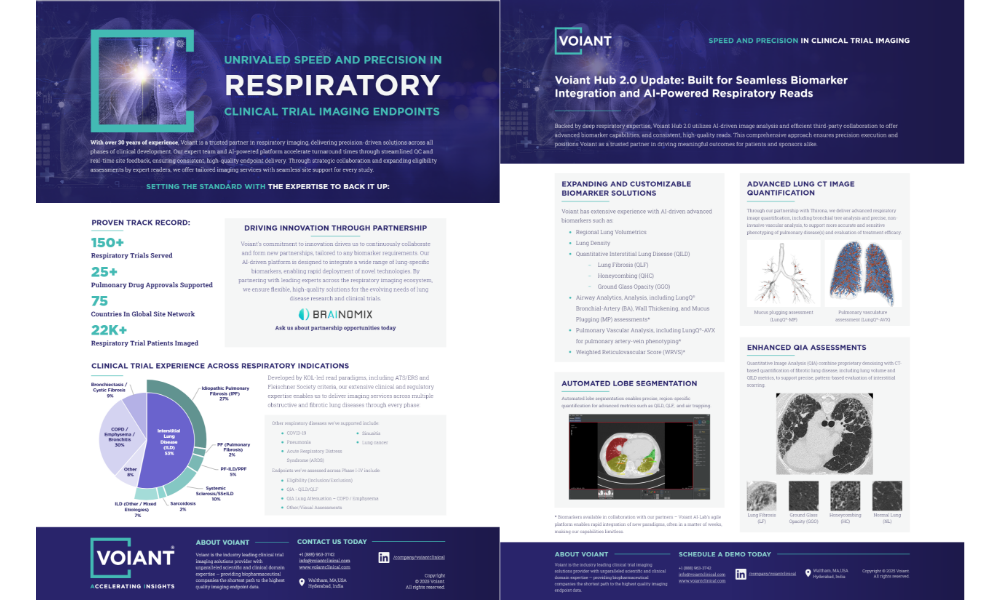 Respiratory Imaging Capabilities